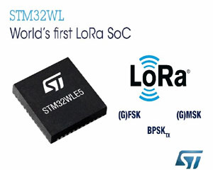 ST, 스마트 기기를 IoT에 연결하는 최초의 로라 SoC 발표